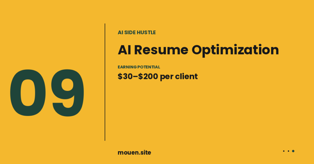 AI resume and LinkedIn profile optimization service - help job seekers stand out