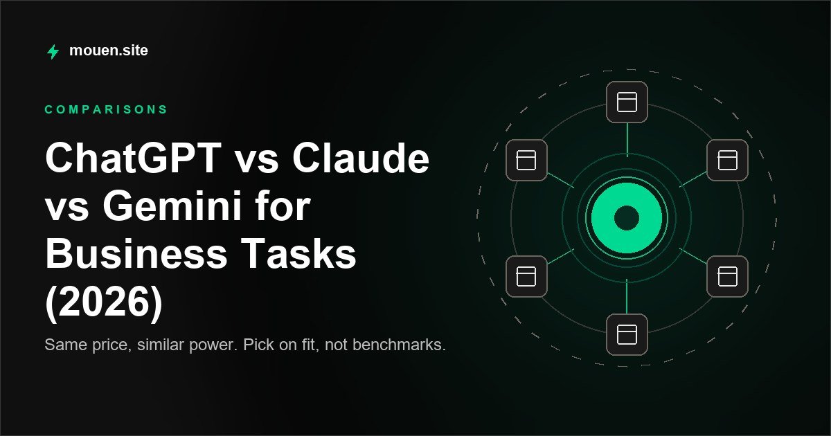 ChatGPT vs Claude vs Gemini for Business Tasks (2026)